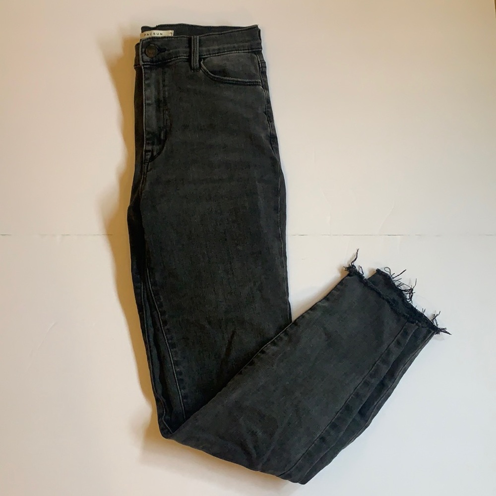 Pacsun Super High Rise Black Skinny Jeans
